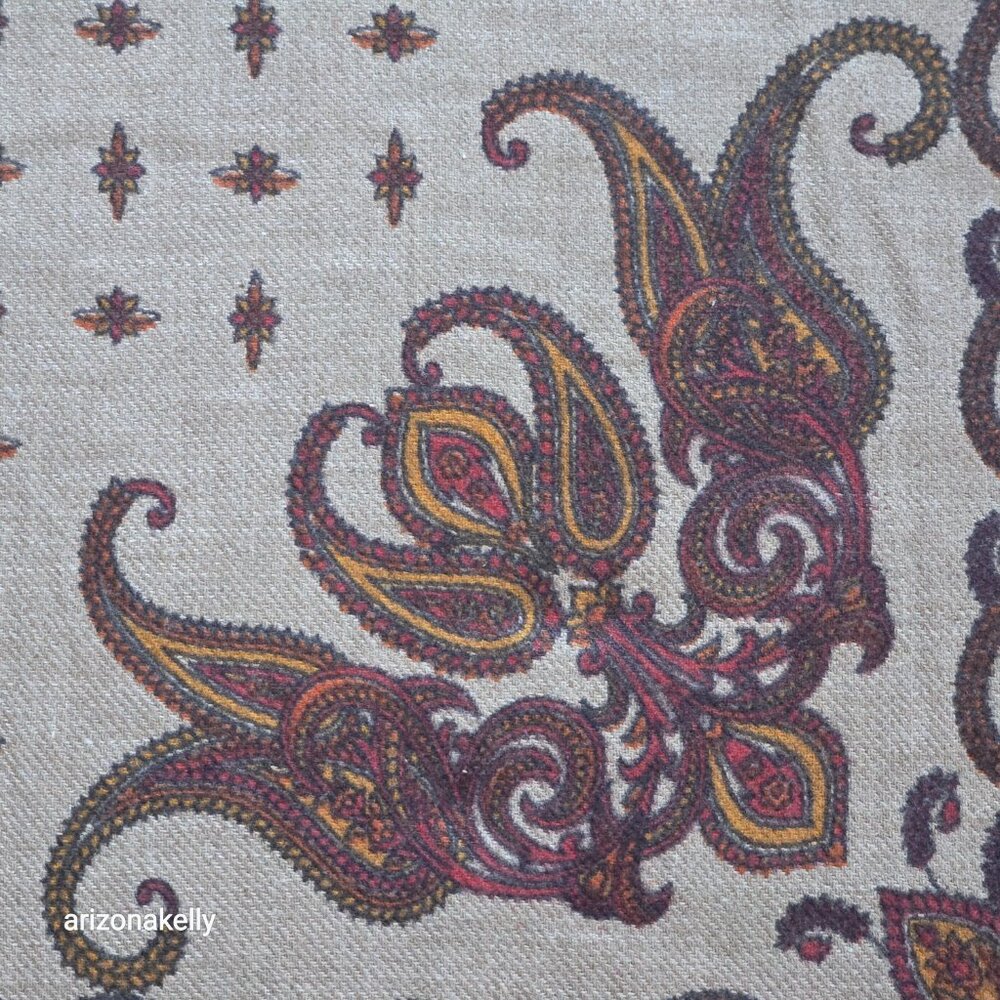 Cashmere Pashmina With Paisley Design Scarf Wrap - Picture 5 of 10